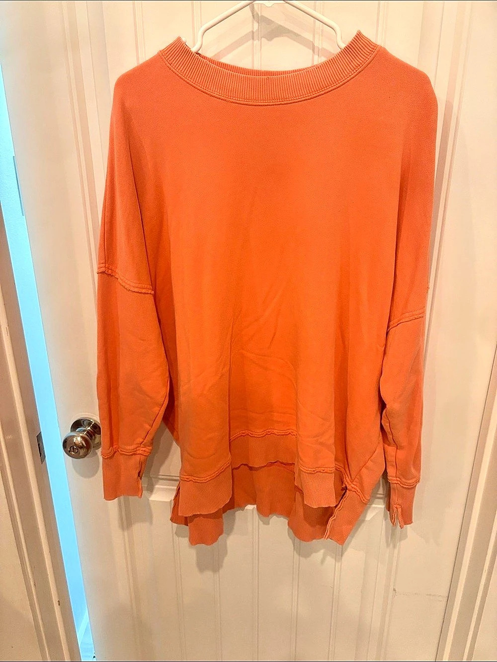 aerie Orange Long Sleeve Sweatshirt